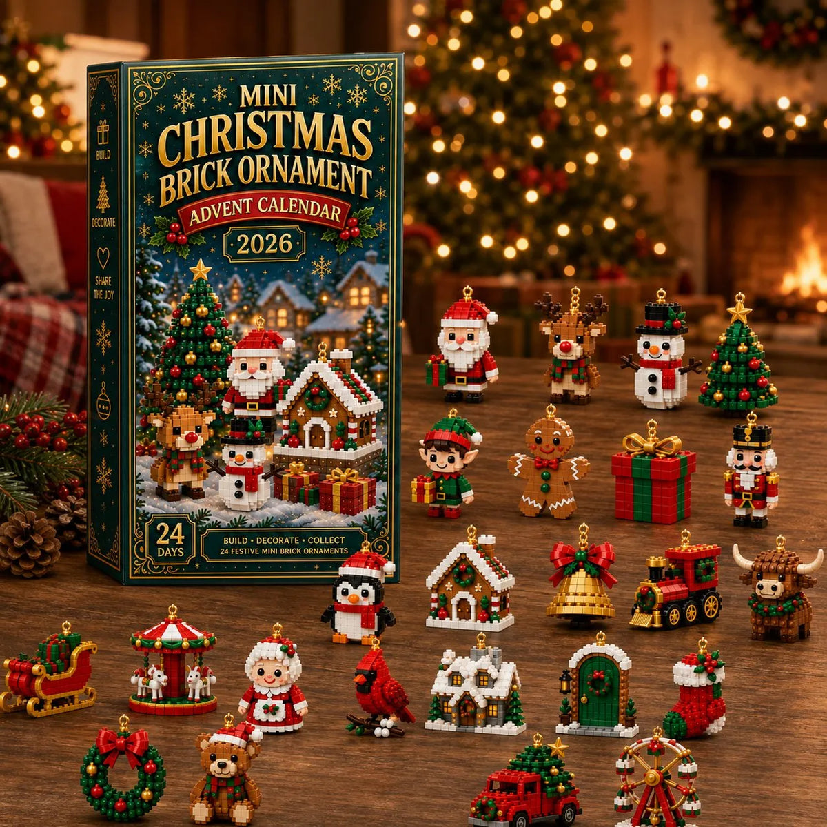 24-Day Mini Christmas Ornament Advent Calendar - image 7