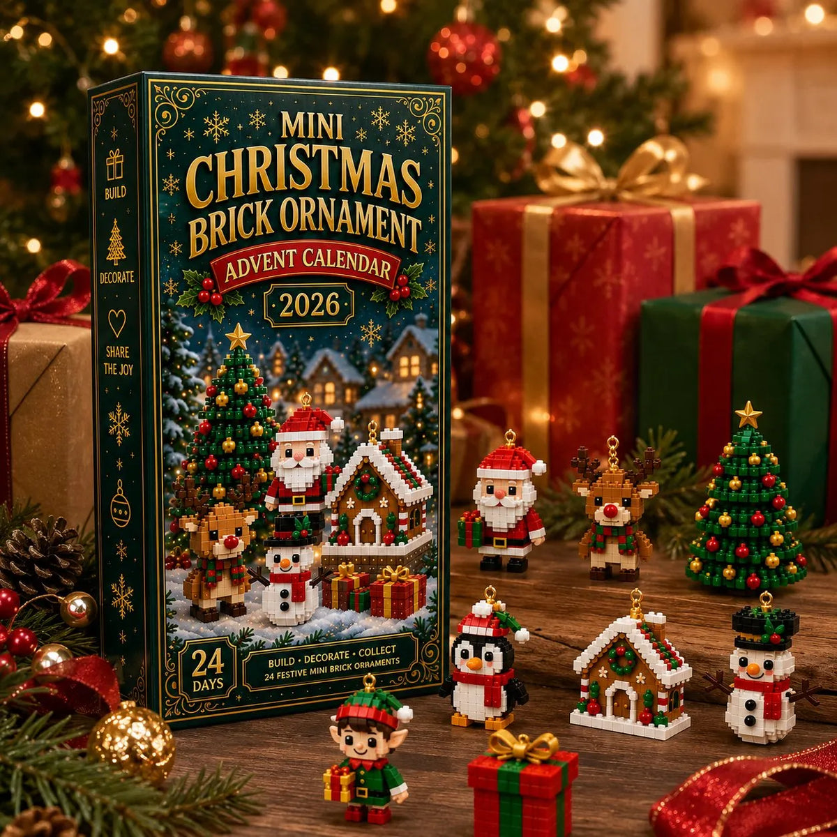 24-Day Mini Christmas Ornament Advent Calendar - image 5