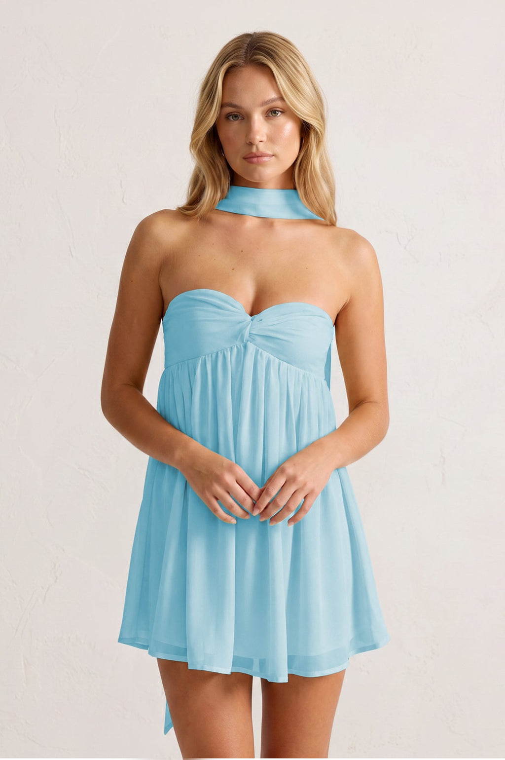 Sweetheart Ruched A-Line Chiffon Homecoming Dress